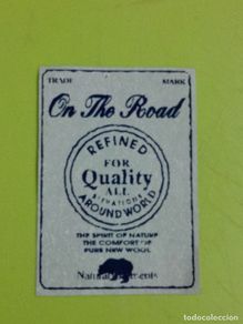 Old Labels: ETIQUETA ON THE ROAD. C8CR